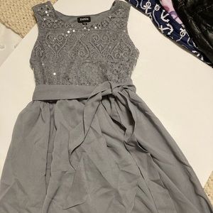 Girls Grey Dress